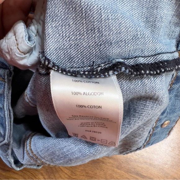 STS BLUE Light Wash Colbey Fitted 100% Cotton Denim Jean Women Jacket size M - Picture 9 of 13